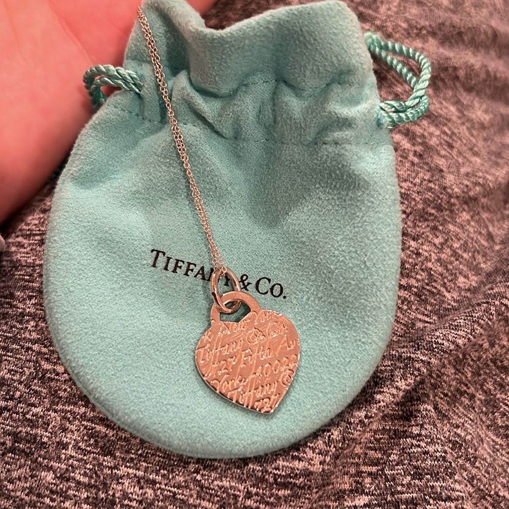 Tiffany & Co. Heart Note Necklace